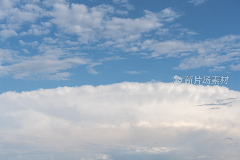 卷云积雨云雨后天空