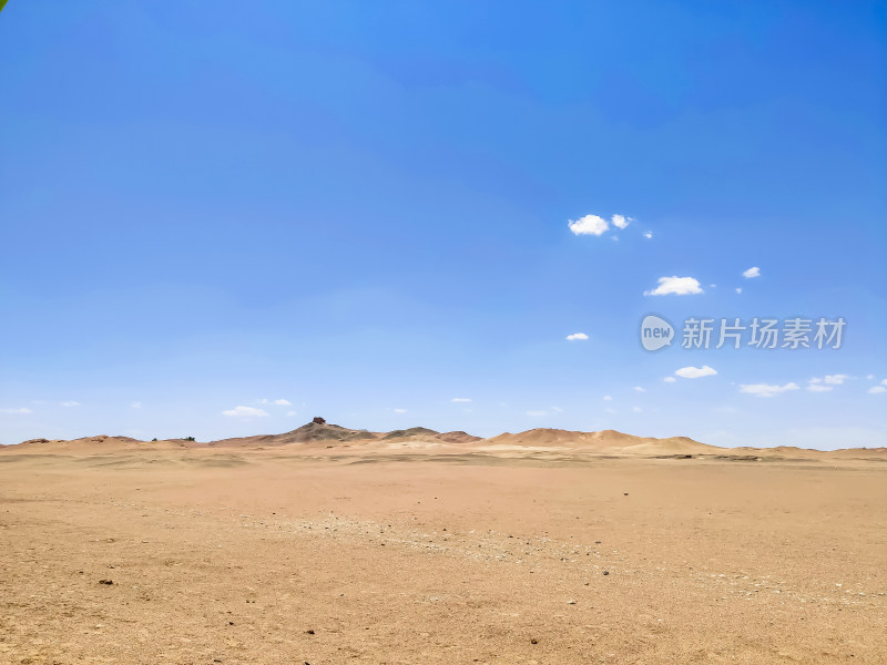 晴朗的夏日，敦煌阳关景区