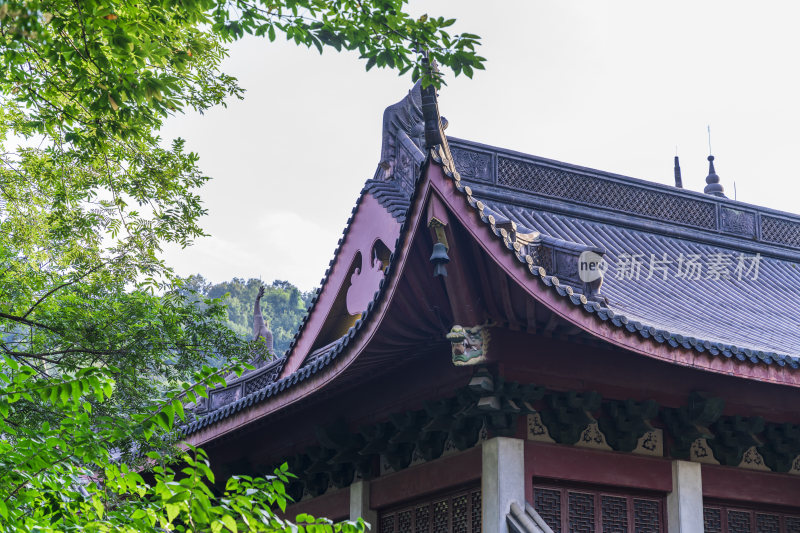 杭州西湖飞来峰灵隐寺千年古刹古建筑