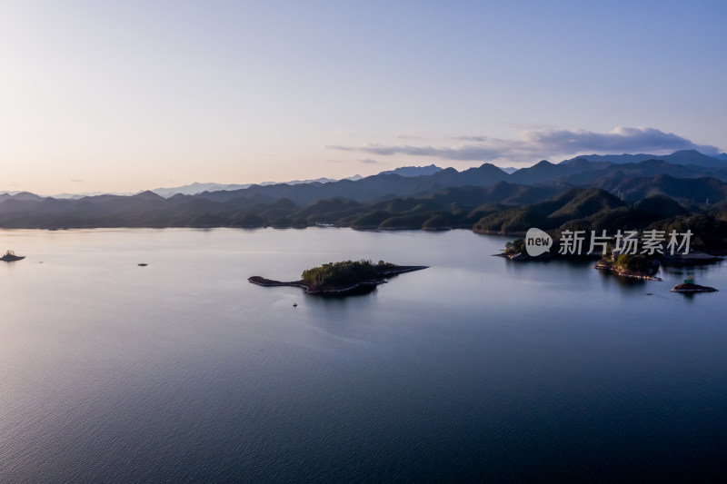 浙江杭州千岛湖航拍