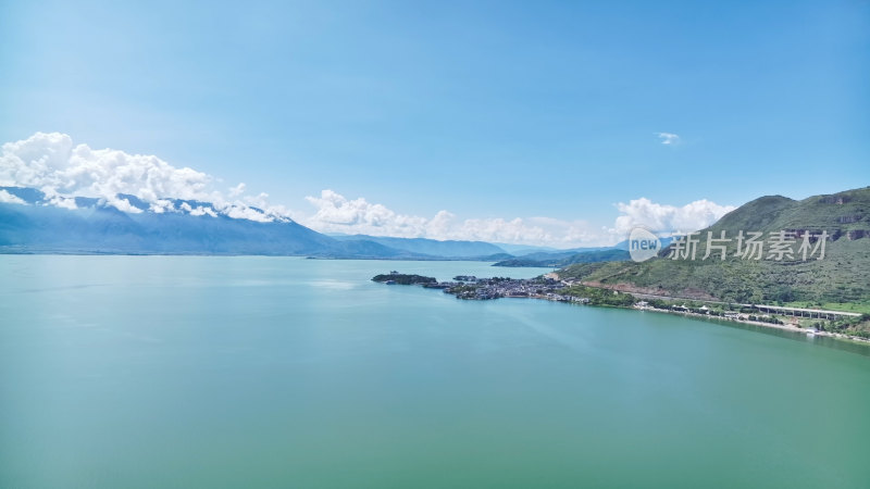 云南大理苍山洱海航拍