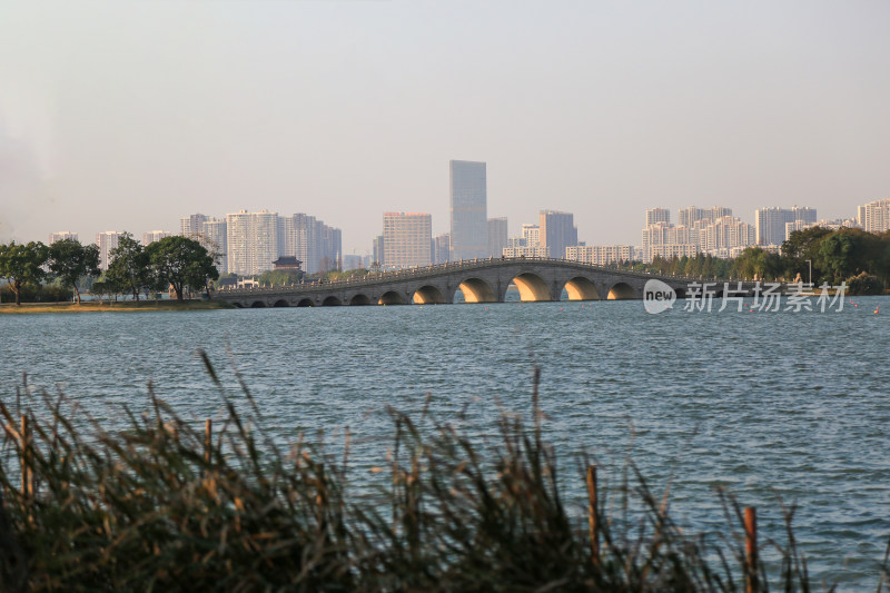 美丽的苏州石湖景区