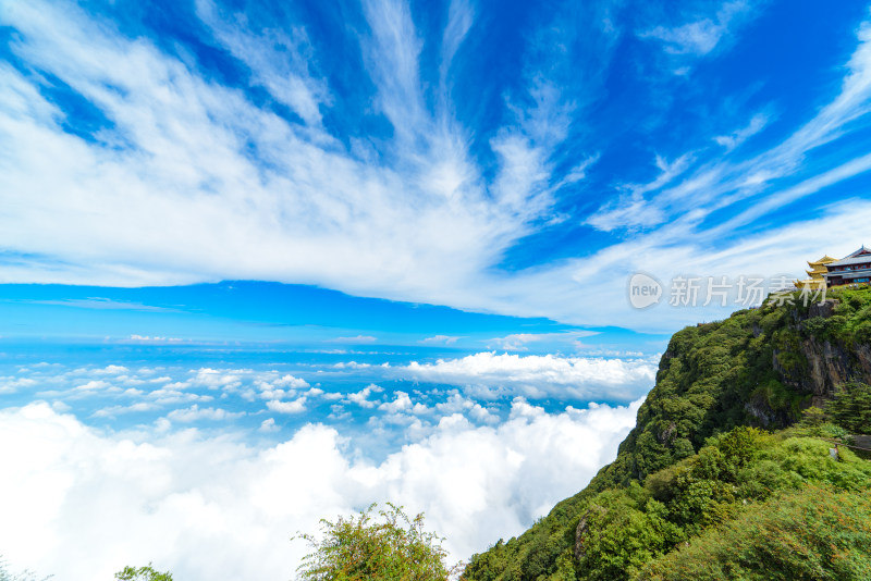 四川峨眉山自然风光