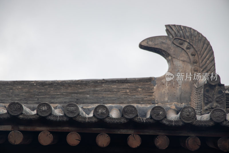 山西忻州南禅寺屋顶装饰