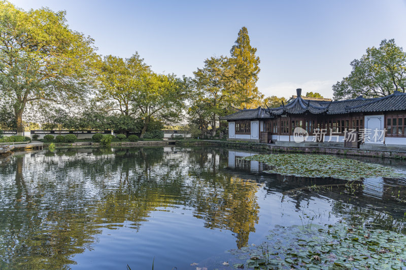 杭州西湖郭庄清代私家园林建筑