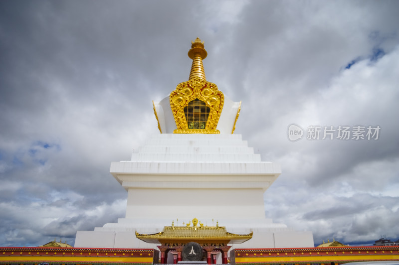 香格里拉白塔风景