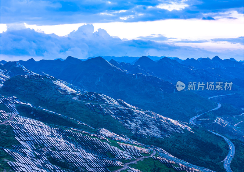 贵州山地光伏喀斯特地貌