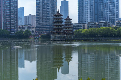 武汉江岸区宝岛公园风景