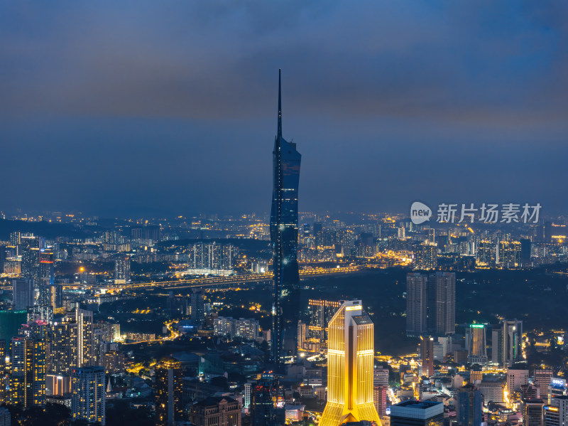 马来西亚吉隆坡莫迪卡石油双子塔日落夜景