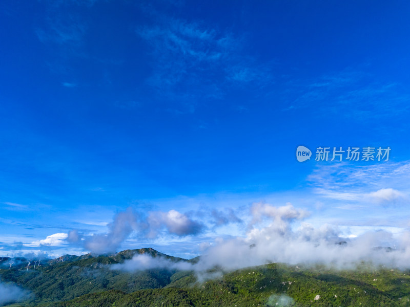 大海岛屿南澳岛云海航拍图