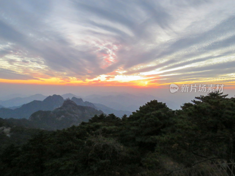 中国安徽黄山旅游风光