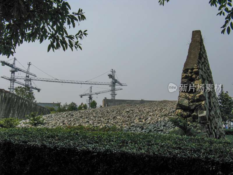 三峡大坝旅游区人造工程景观