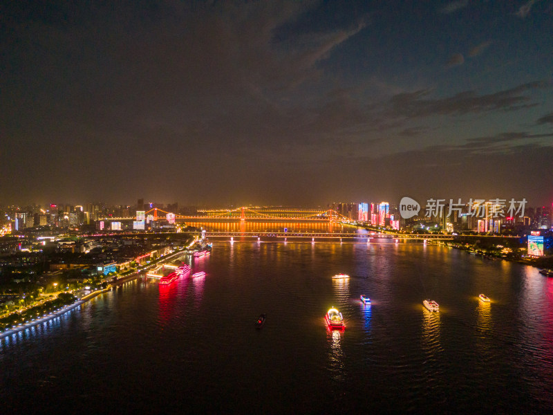 湖北武汉城市风光地标建筑航拍