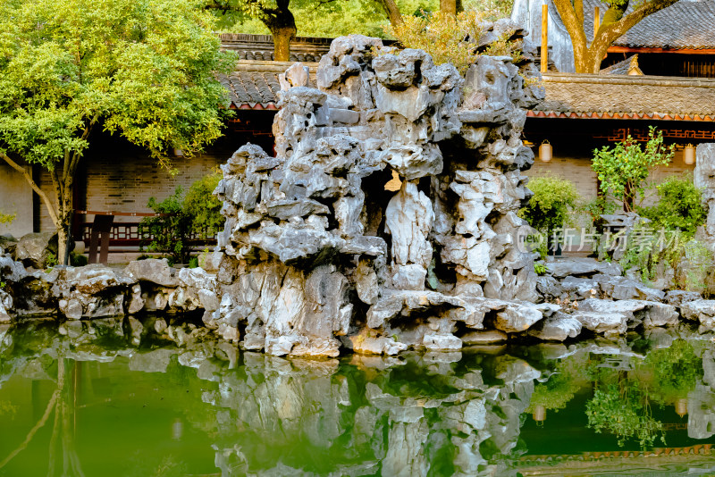 浙江宁波天一阁博物院建筑风景