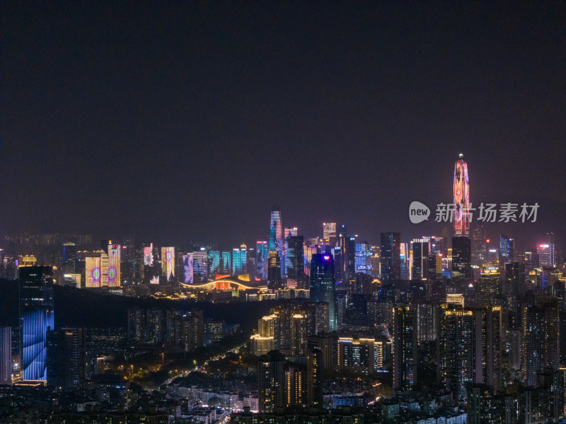 深圳璀璨夜景灯光秀