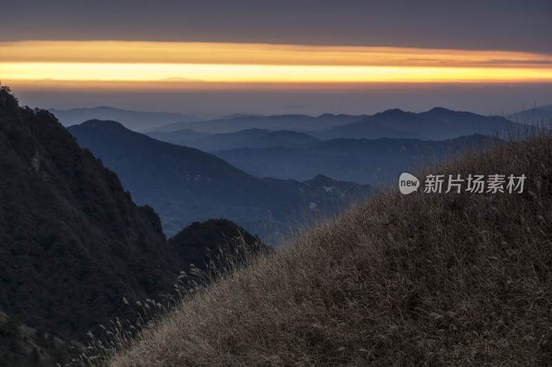 江西武功山日出