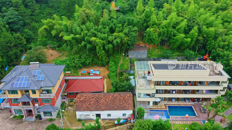 湖州莫干山风景航拍