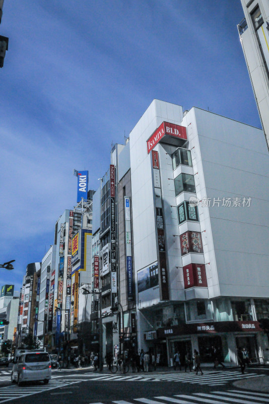 日本东京银座街景