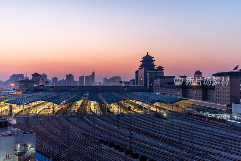 北京西站 火车 车站 火车站