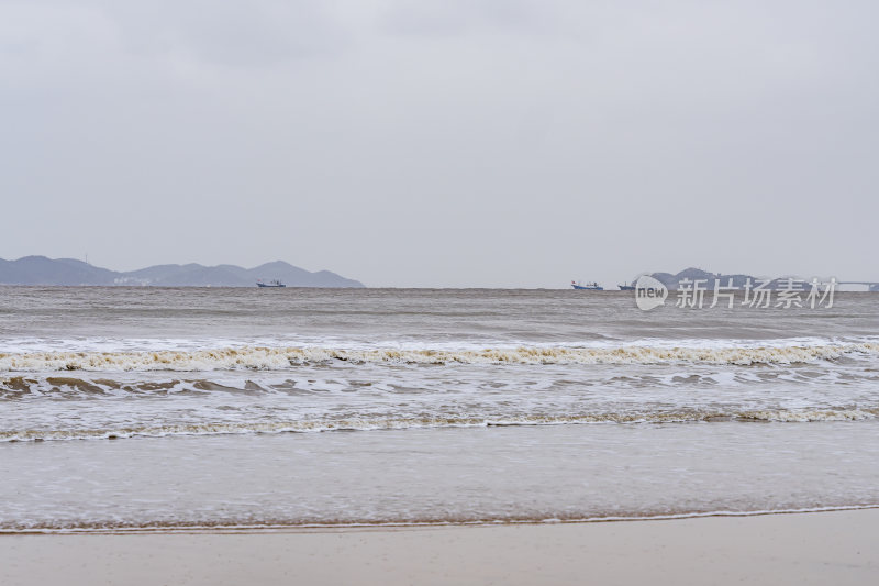 浙江普陀山千步沙风景