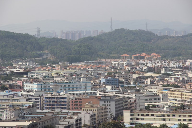 广东东莞：清溪镇城市风光