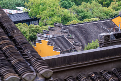 江苏镇江市金山公园江天禅寺建筑