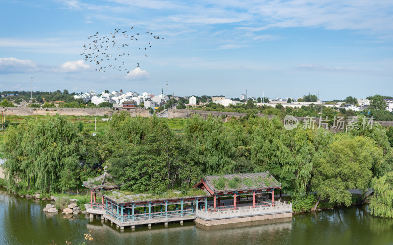 河北山海关老龙头明长城自然建筑景点景观