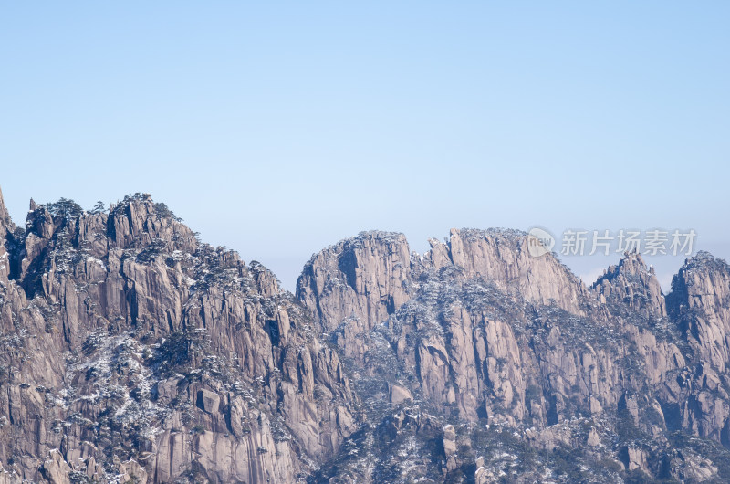 冬季黄山风光