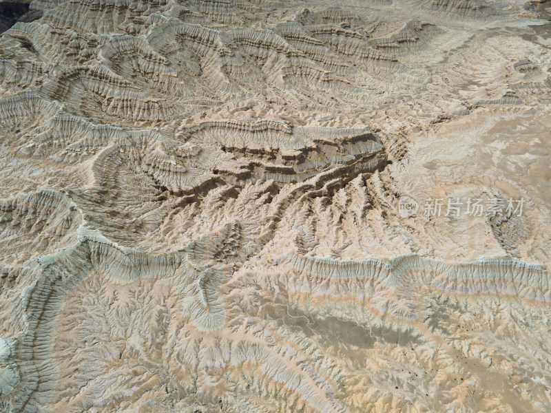 航拍中国西藏阿里地区札达县札达土林风光