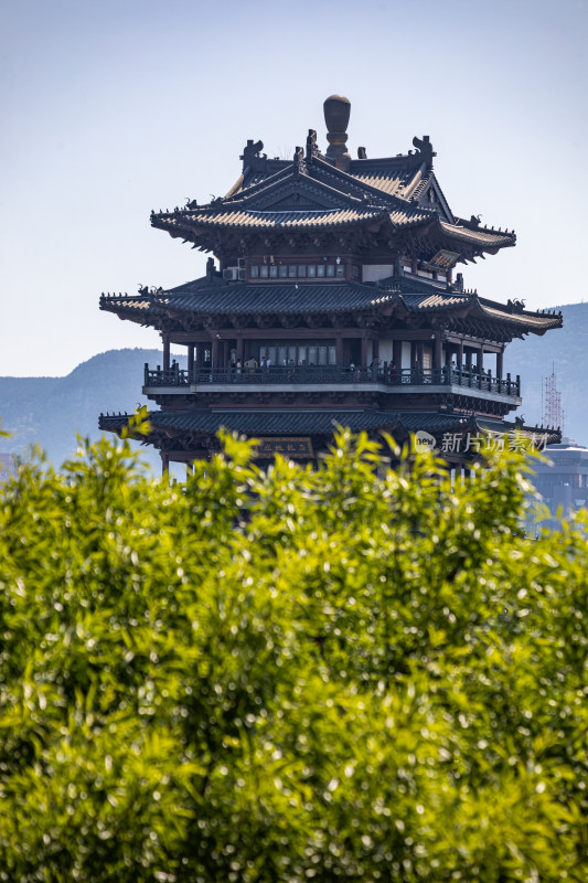 济南大明湖超然楼城市建筑景观