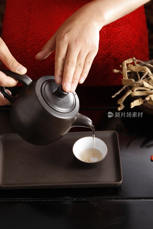 茶道茶艺沏茶 喝茶 茶文化