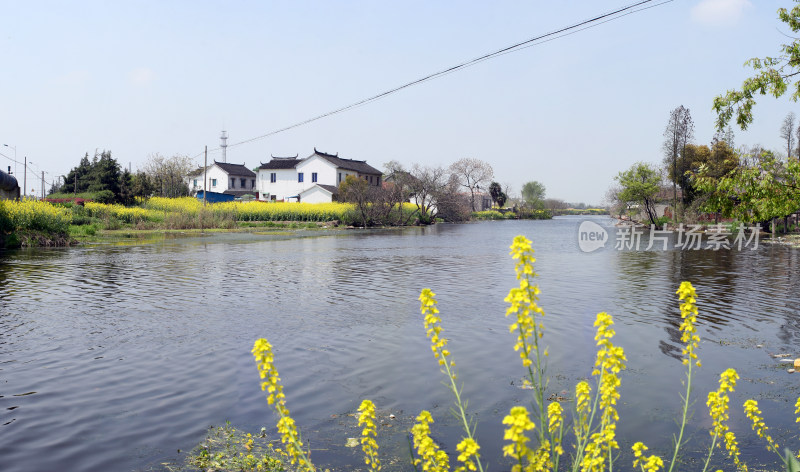 常熟农村河道全景