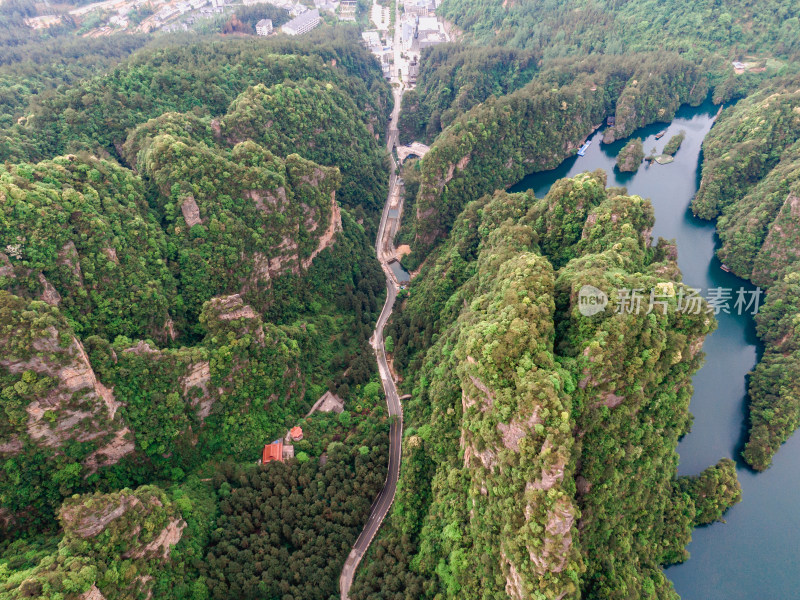 湖南张家界武陵源宝峰湖景区