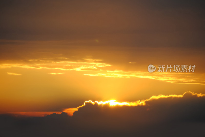 黄昏夕阳晚霞霞光日落