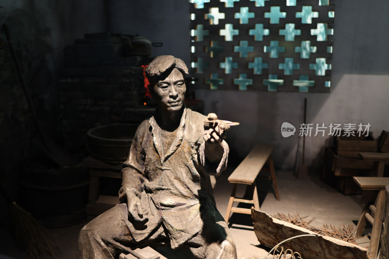 中国刀剪剑博物馆的剪刀制作工艺展示