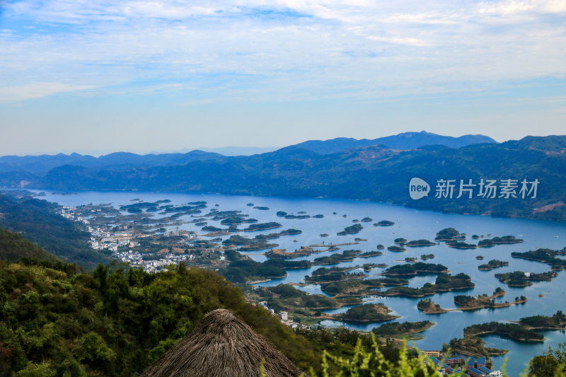 湖北黄石仙岛湖生态旅游景区，天空之城景区