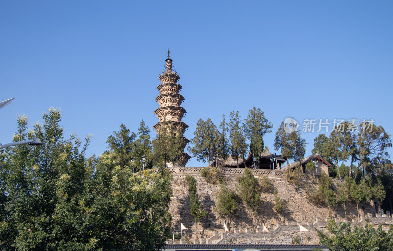 山西长治原起寺青龙塔