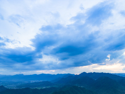 祖国壮丽河山航拍摄影图