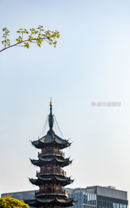 上海徐汇龙华寺龙华寺塔