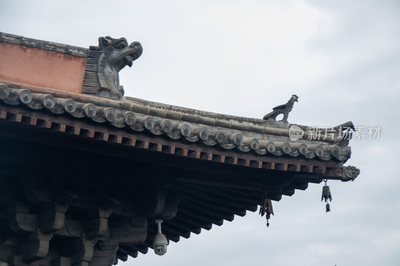 山西大同善化寺檐角装饰