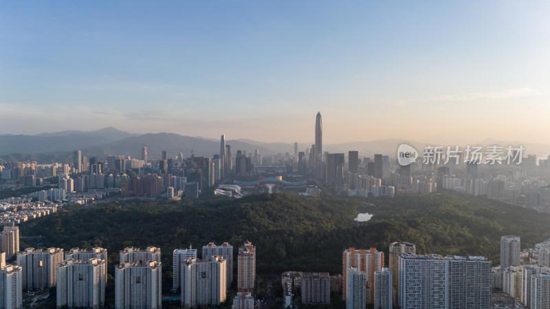 深圳福田中心区建筑群