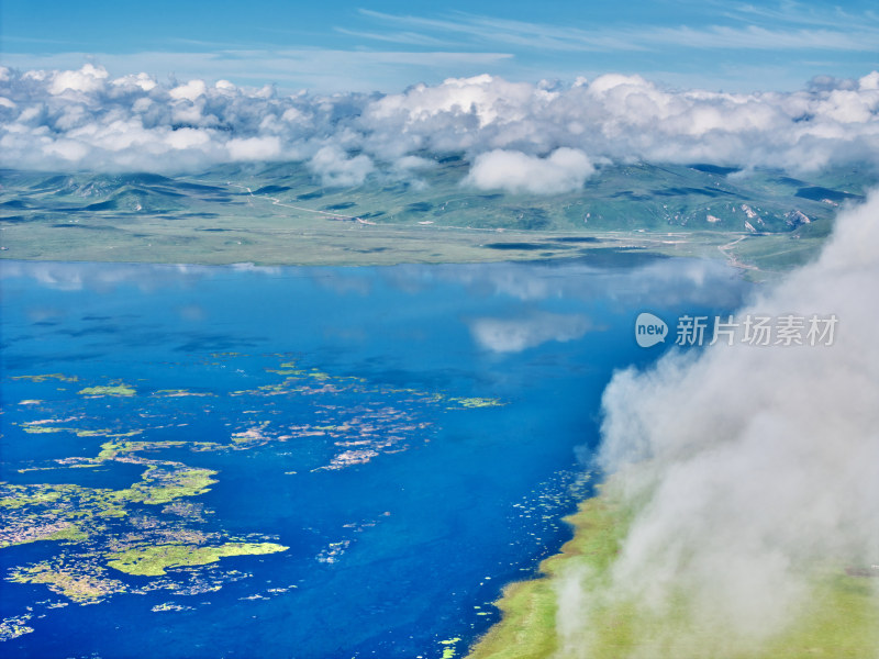 甘肃尕海湖美景