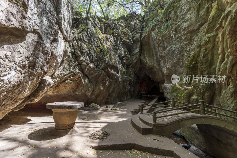 武汉江夏区白云洞景区风景