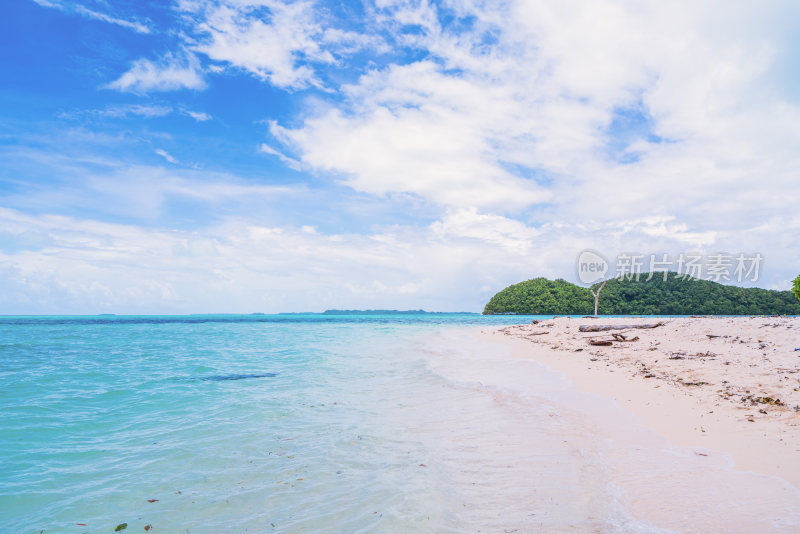 海滩沙滩海岸线