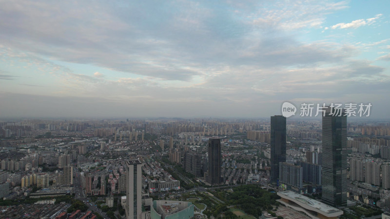 江苏无锡城市建设城市风光航拍