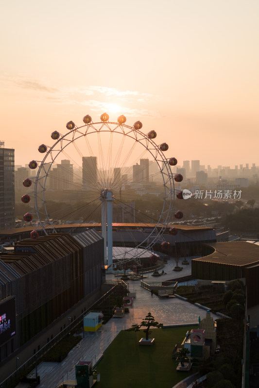 浙江宁波万象城航拍