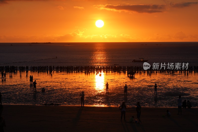 福建平潭龙王头海上日出