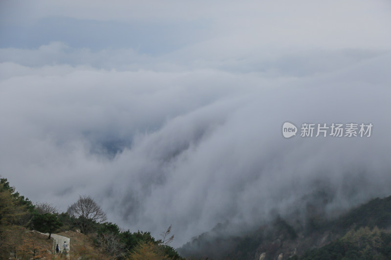 云海 山峰 山峦 山东 泰山