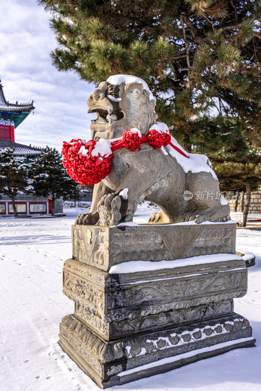 松原龙华寺石狮