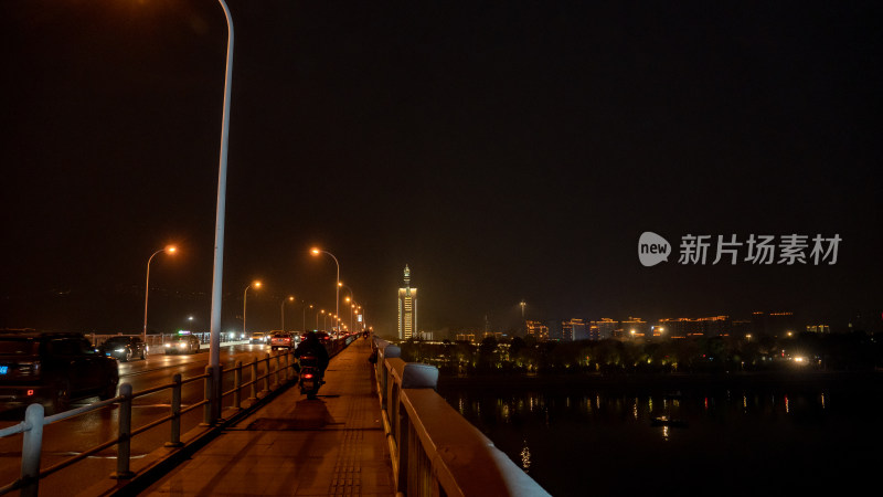 湖南长沙城市夜景灯光摄影图